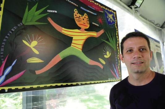 Roger Mello na bienal